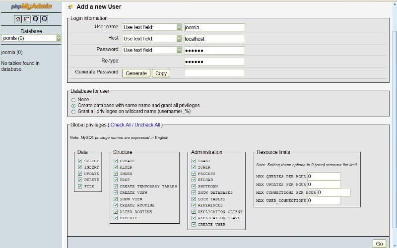 4-kullanici-vertabani-olustur Kullanıcı Veritabanı Oluşturma