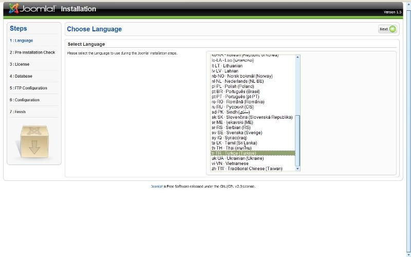 6-joomla-dil Joomla Dil Seçimi